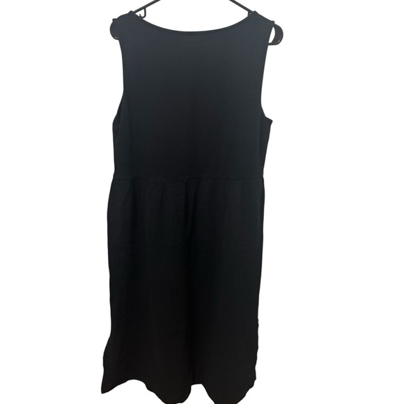 Madewell Black Sleeveless Tank Dress Size XL - Picture 3 of 5